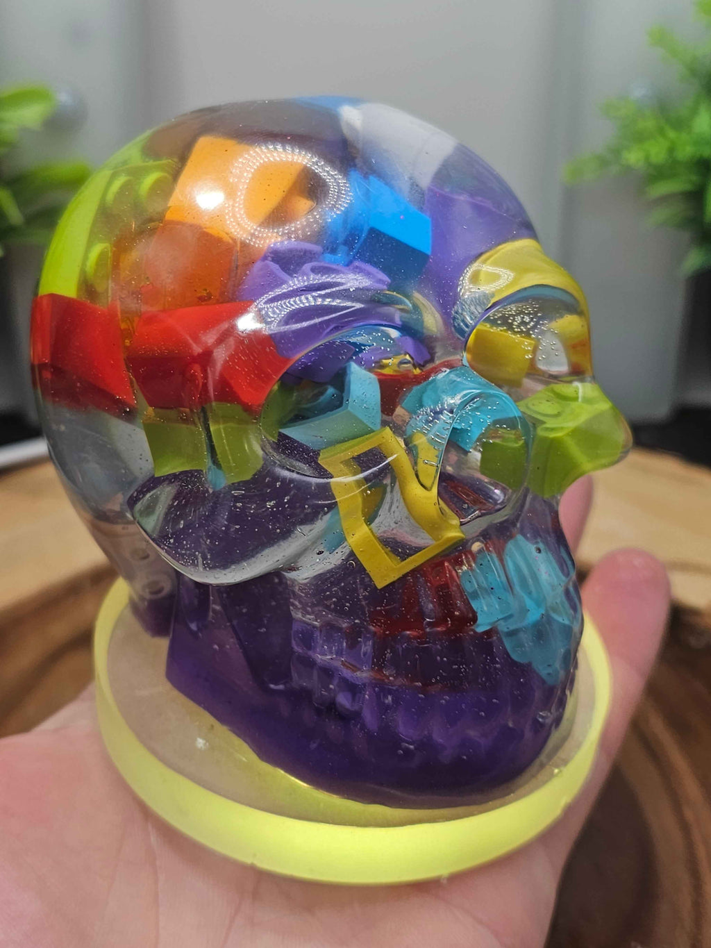 Resin Skull by CrystalCloud Company