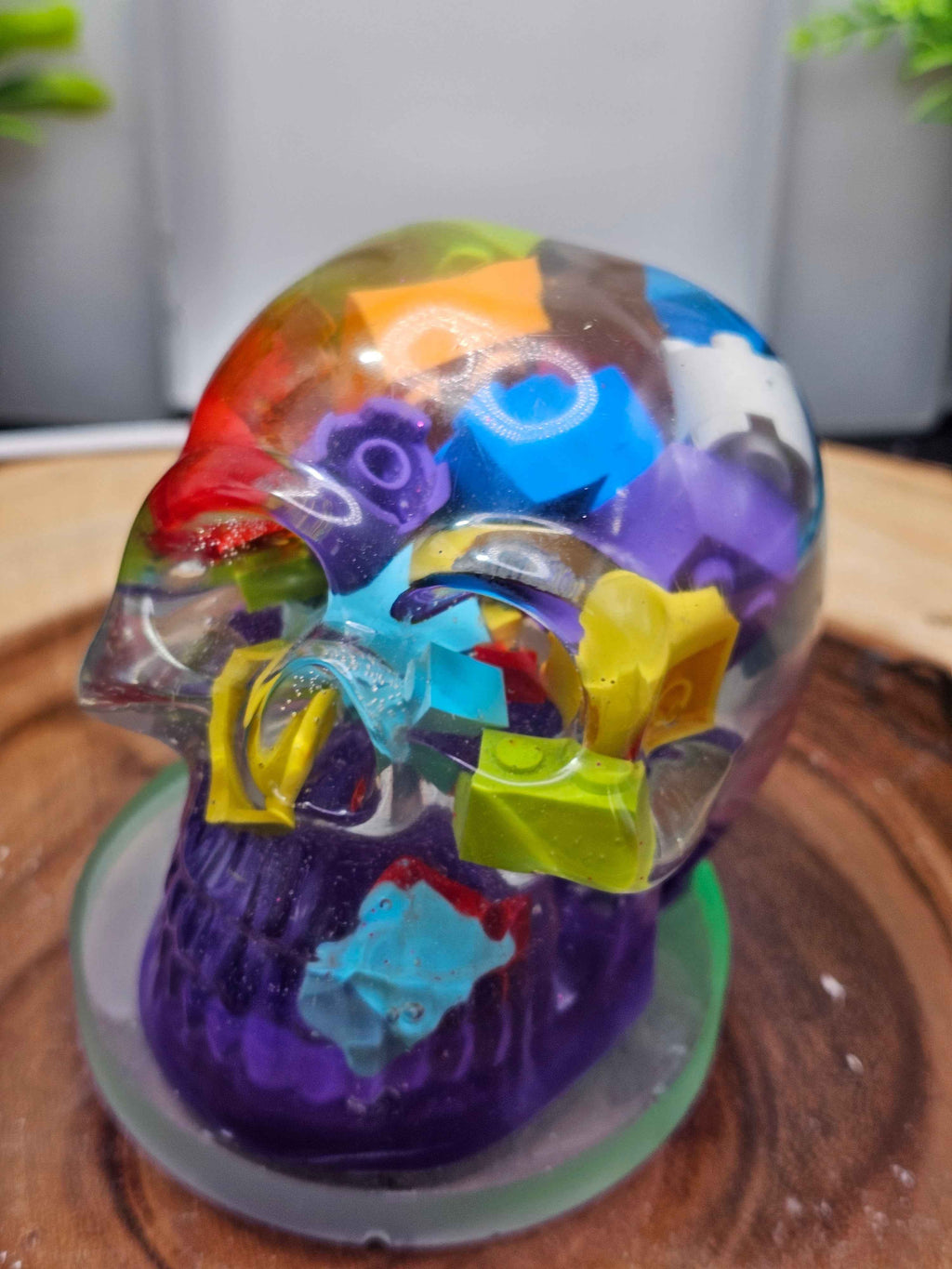 Resin Skull by CrystalCloud Company