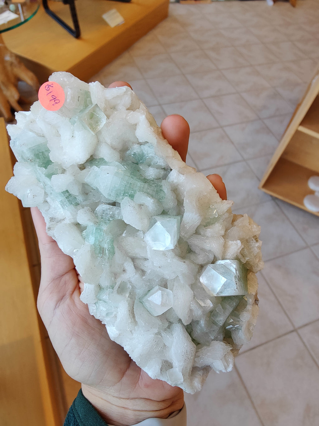 1.34 LB Light Green Apophyllite by Rare Earth Gallery