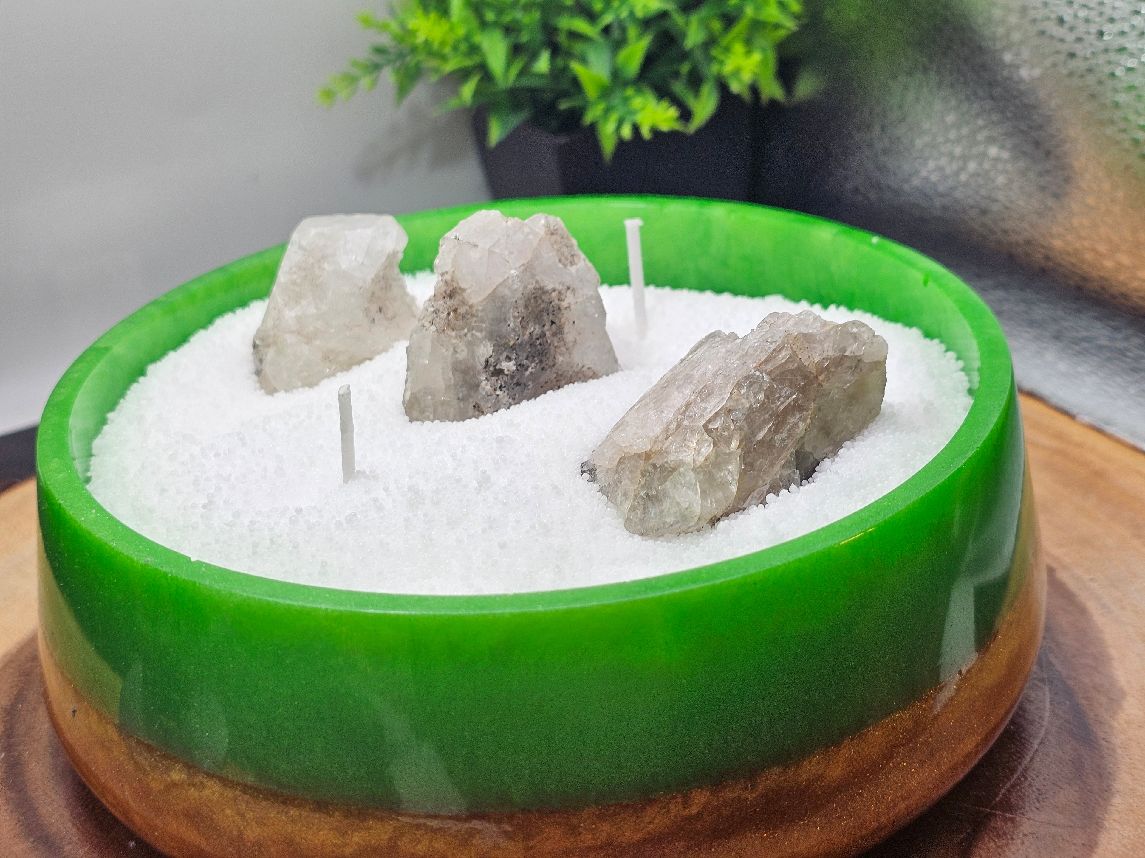 Fonda NY quartz candle by CrystalCloud Company