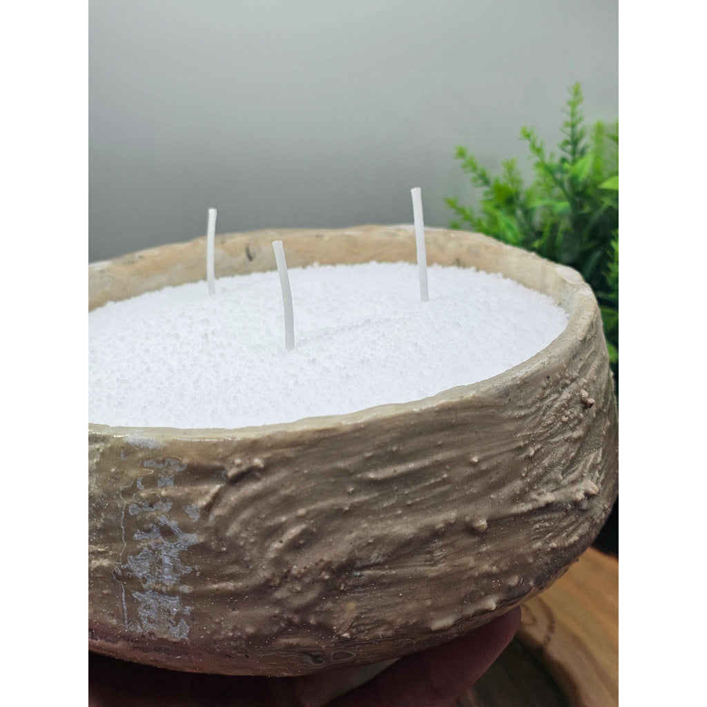 Concrete Candle Bowl by CrystalCloud Company