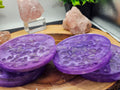 Purple rose quartz coaster set by CrystalCloud Company