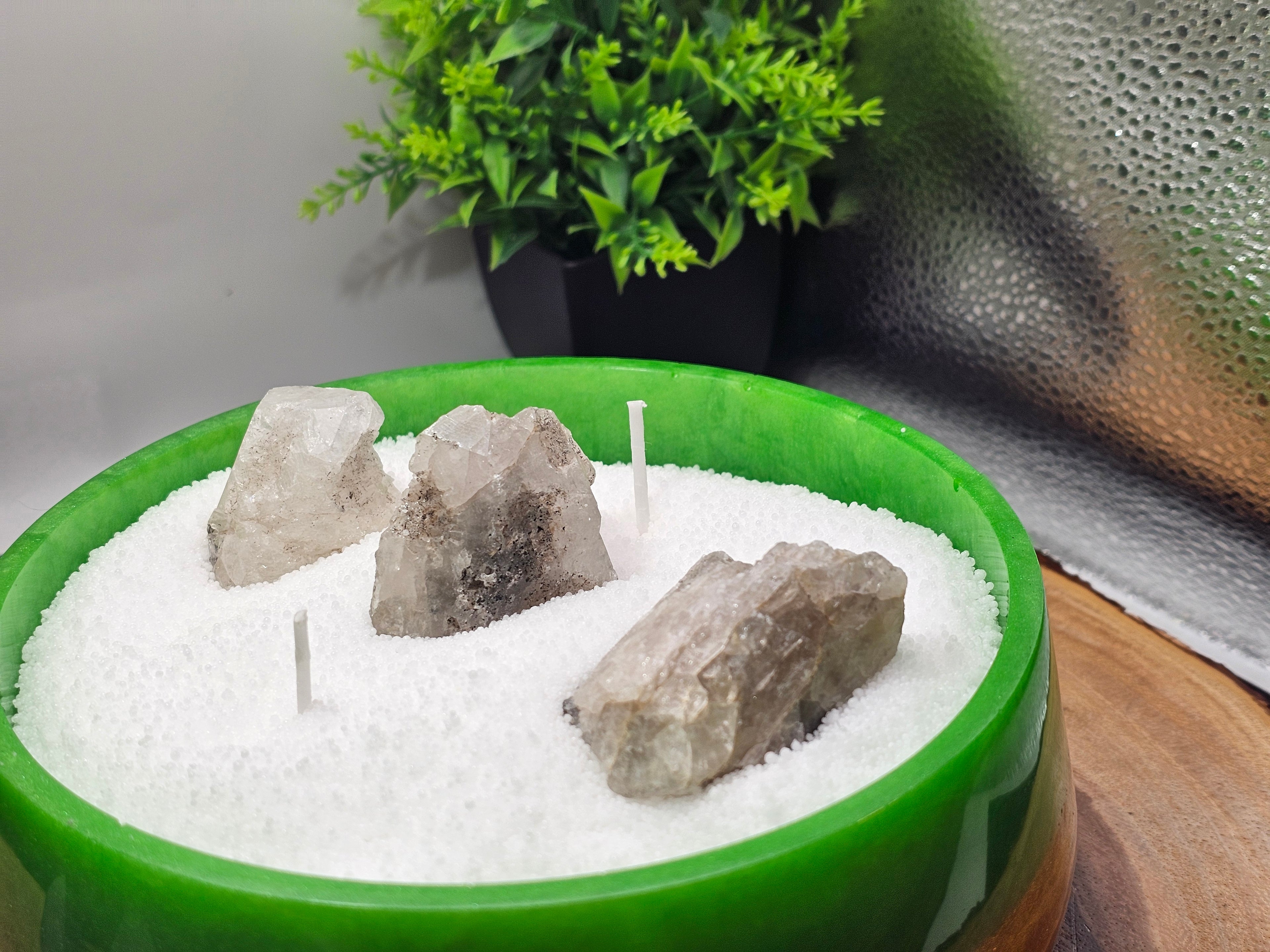 Fonda NY quartz candle by CrystalCloud Company