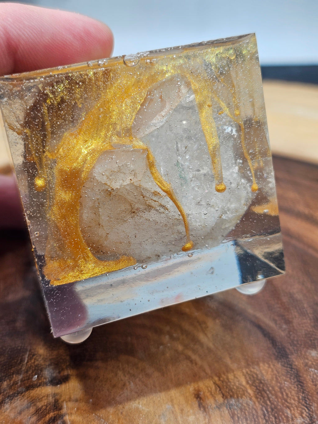 Fonda quartz paper weight by CrystalCloud Company