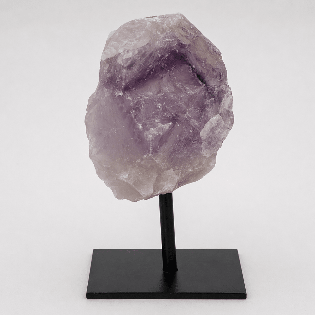 Rough Amethyst on Metal Stand by Crystal River Gems