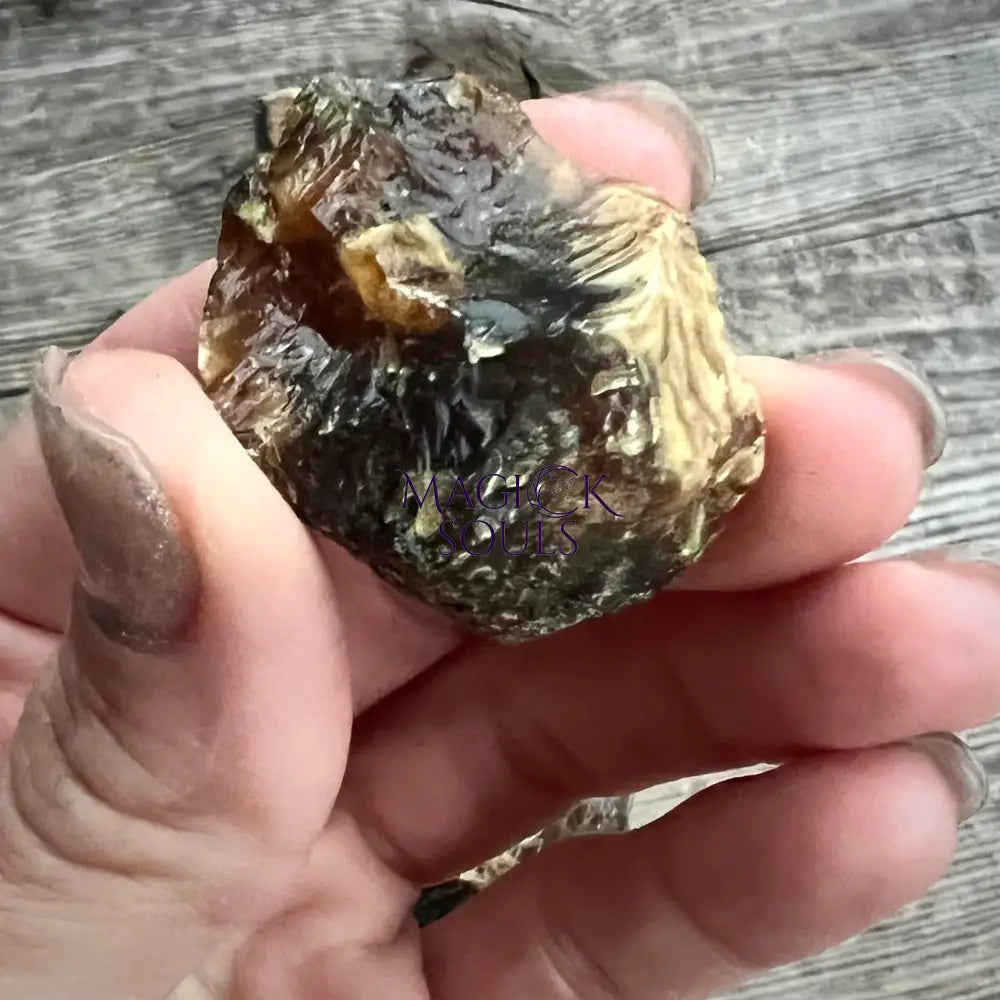 Rough Blue Sumatran Amber by Magick Souls