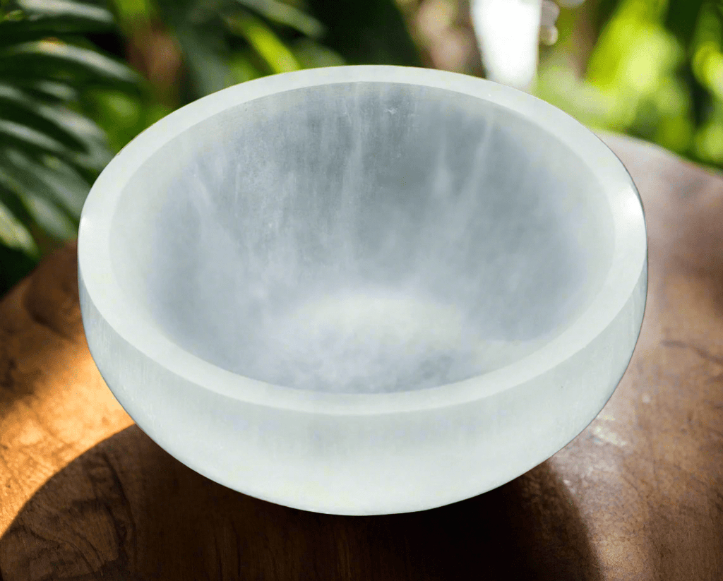 Selenite Round Bowl 8cm (1 Piece)