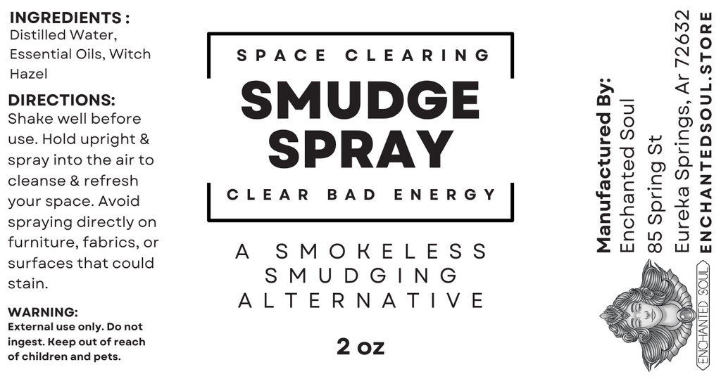 Smokeless Smudge Spray by Enchanted Soul