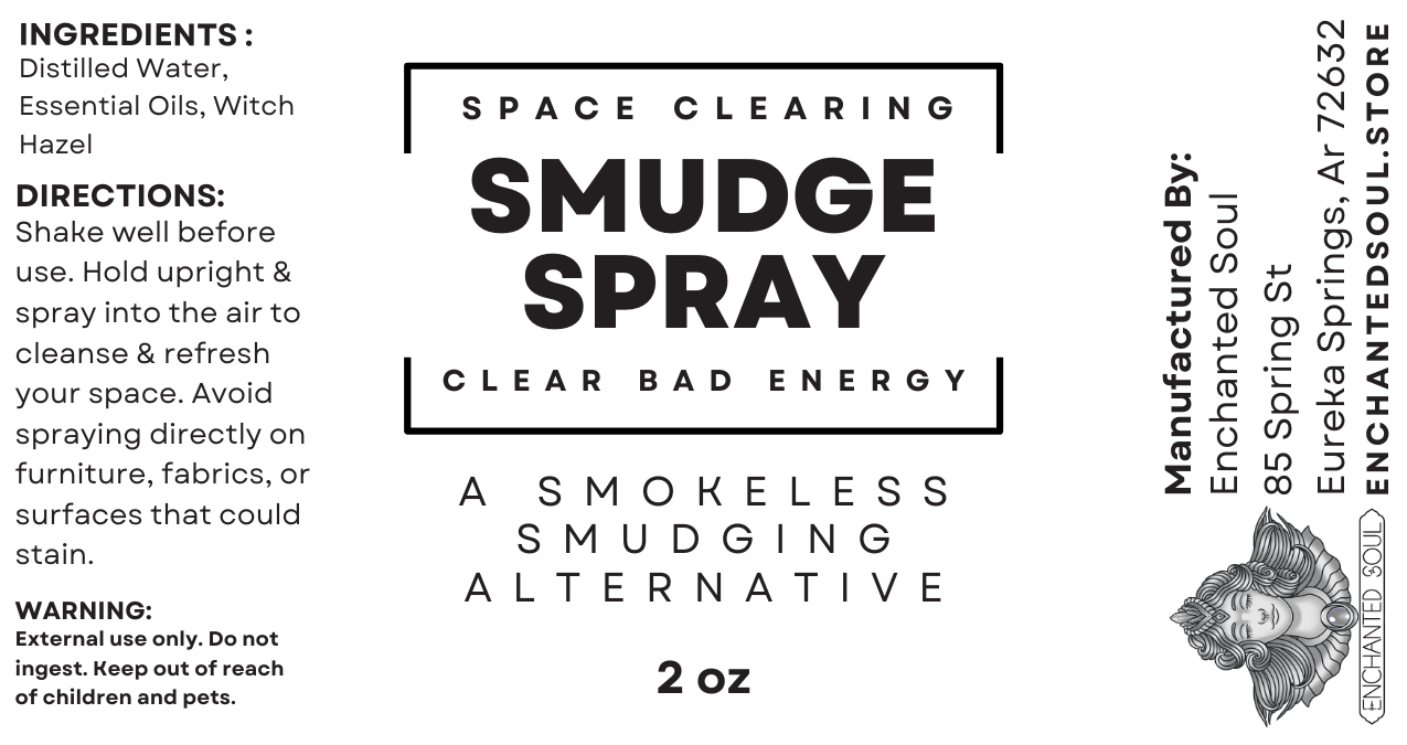 Smokeless Smudge Spray by Enchanted Soul