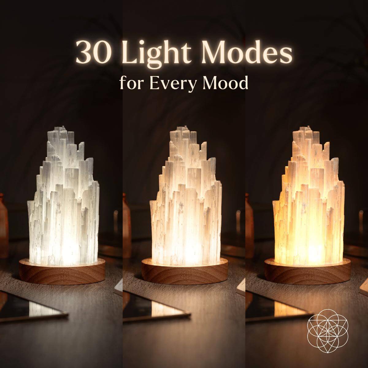 The Cleanse-All Selenite Lamp - 2 Pounds of Healing Power by Conscious Items