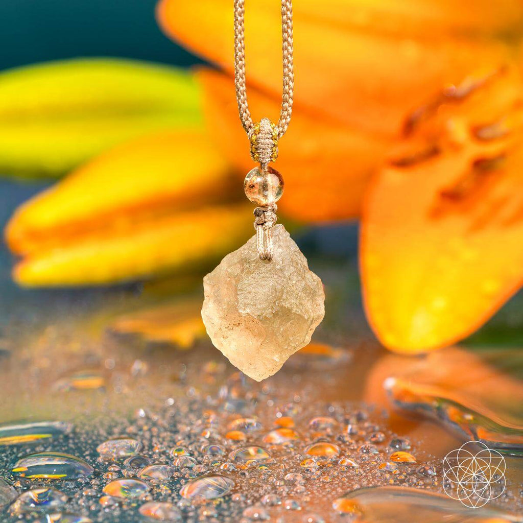 The Destiny Relic – Libyan Desert Glass Pendant by Conscious Items
