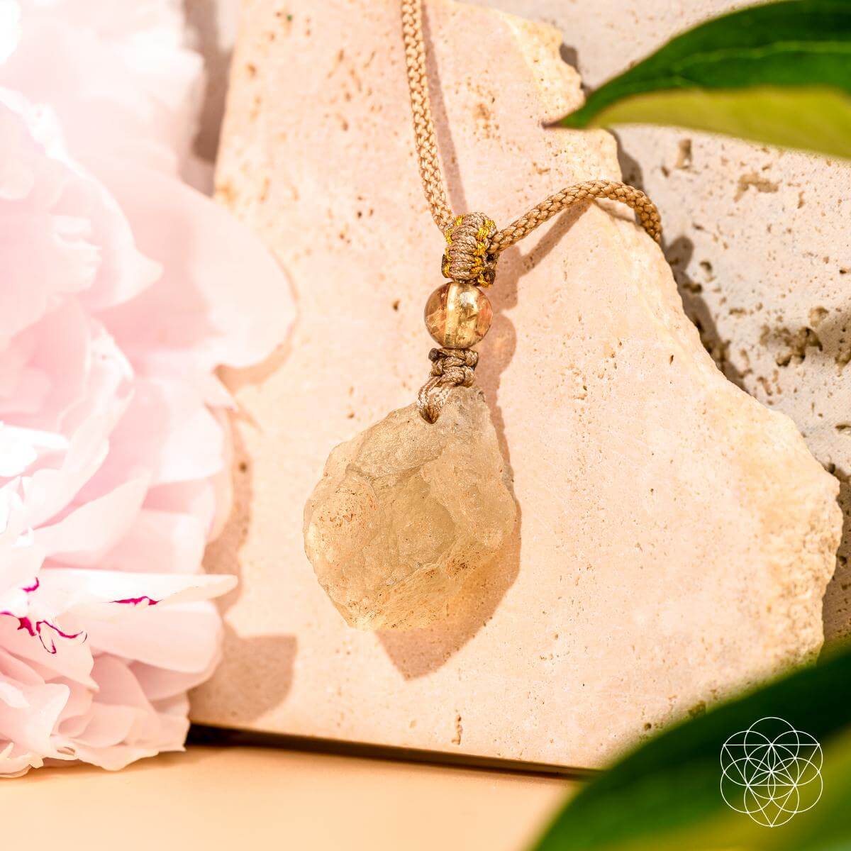 The Destiny Relic – Libyan Desert Glass Pendant by Conscious Items