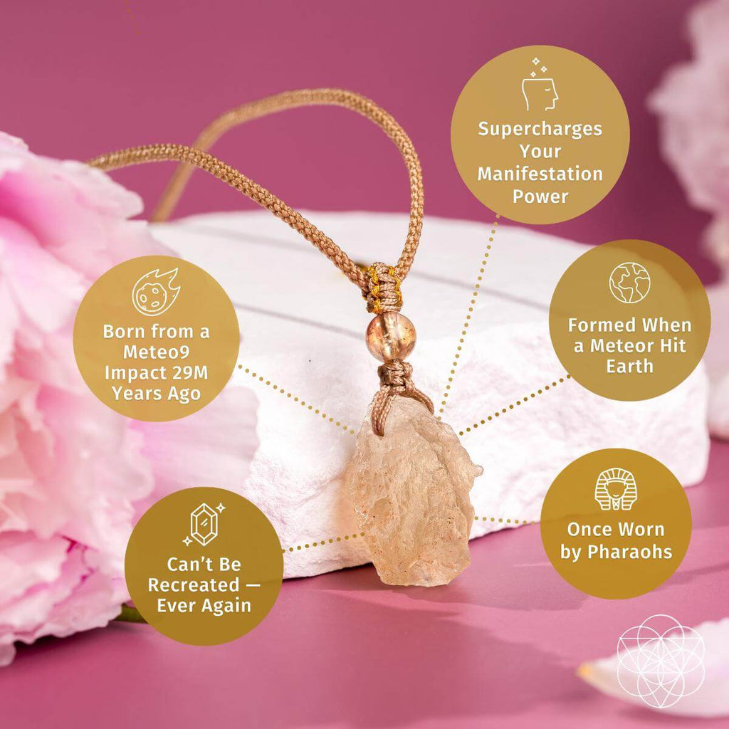 The Destiny Relic – Libyan Desert Glass Pendant by Conscious Items