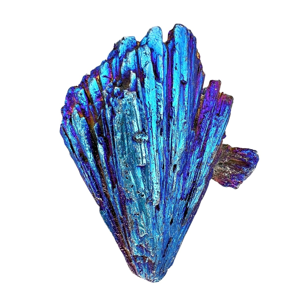 Titanium Blue Kyanite Fan (Size 1.5 to 3 Inches) Wholesale Raw Crystals Minerals Gemstones by Crystal River Gems