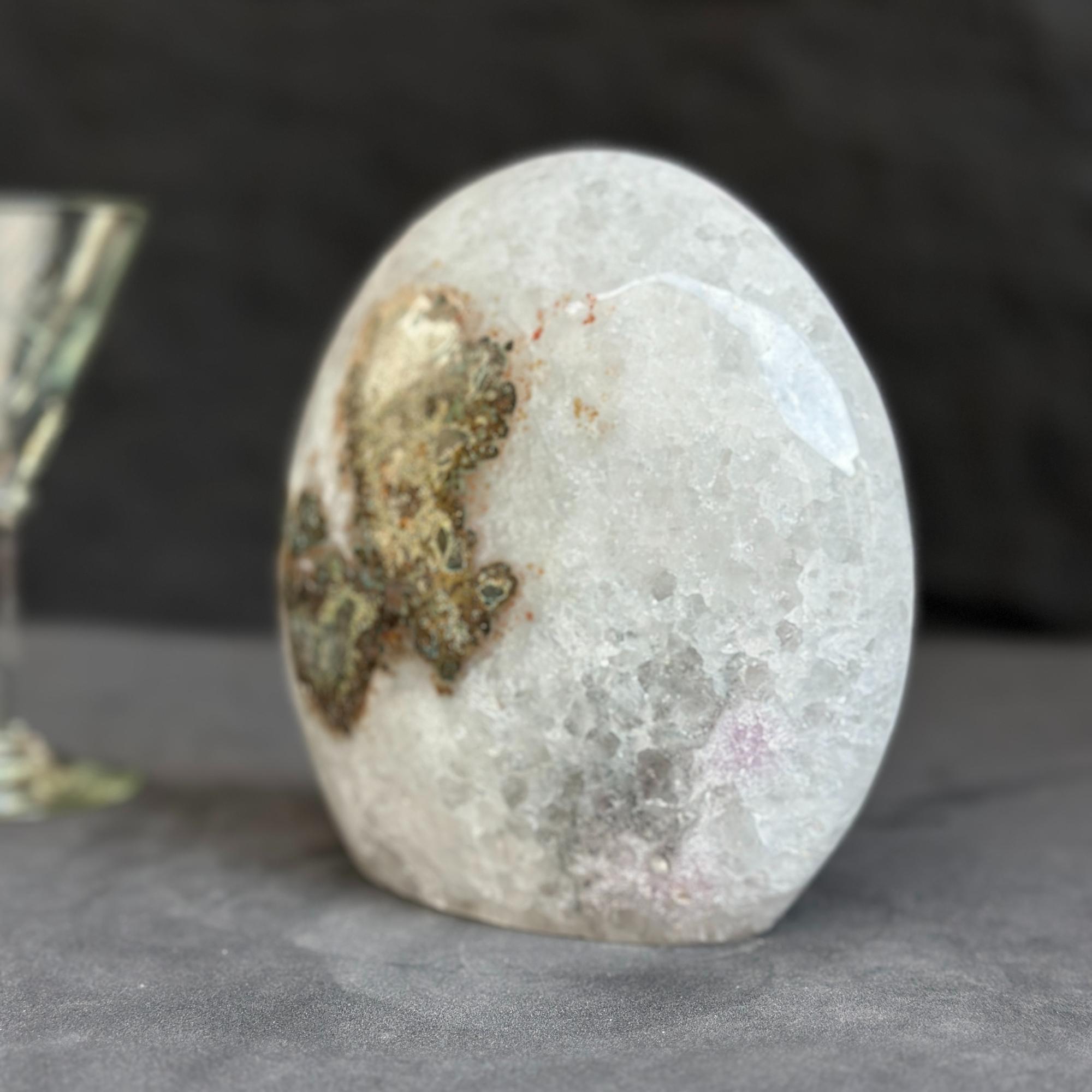 White quartz crystal, Semi precious stone